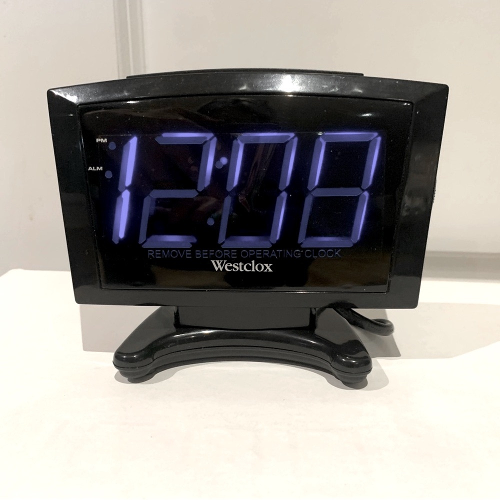 Westclox Black Digital Alarm Clock
